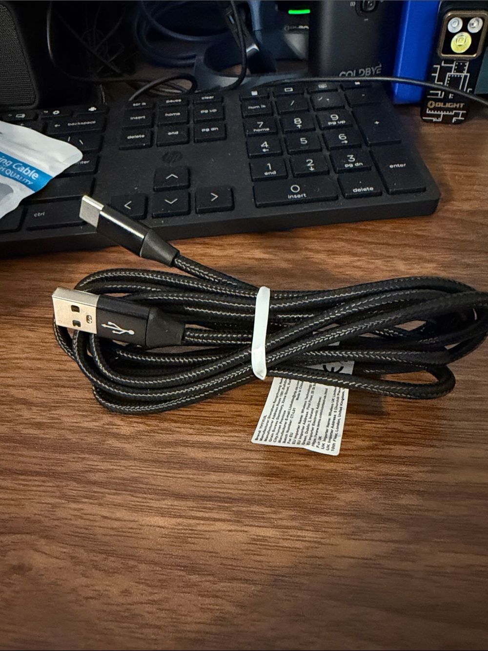 Braided USB to USB-C Charging Cable